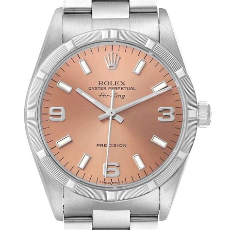 rolex air king precision salmon|rolex air king date price.